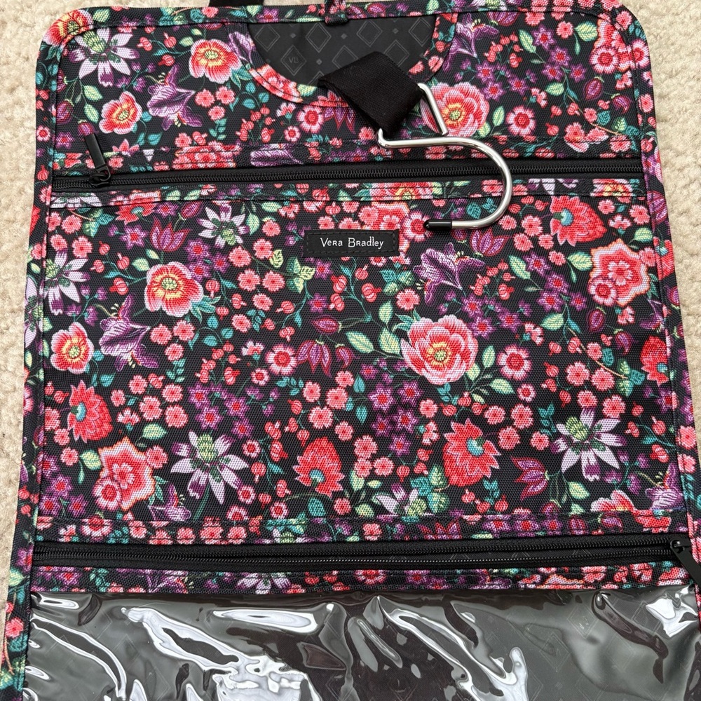 Vera Bradley Floral Travel Toiletries/Makeup Bag - Picture 3 of 9